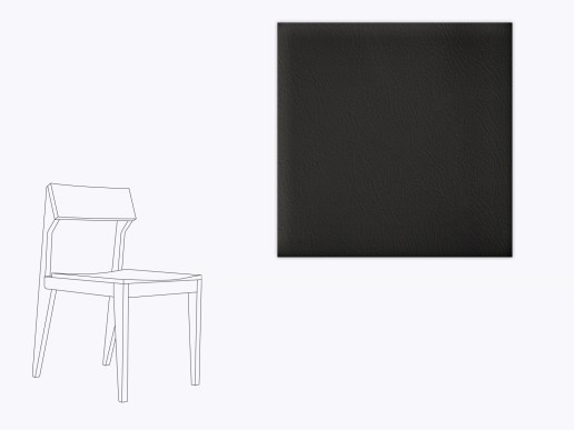 Sitzkissen aus Filz und recyceltem Leder OUT Schulz Chair